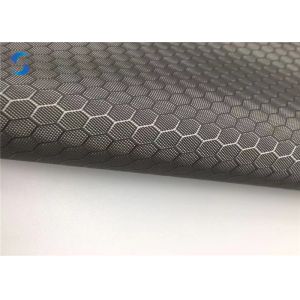 Buy cheap Luggage Polyester Honey Comb Jacquard Fabric 250D PU Coated Waterproof from wholesalers