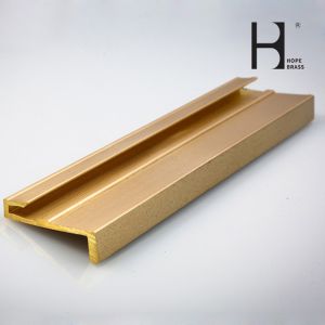 Buy cheap Copper Alloy C38500 Brass Extrusion Profiles for Building decoration Material Customized Size Shape OEM ODM 5mm ~180mm from wholesalers