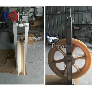 Buy cheap 27 - 50KG OPGW Stringing Equipment Cable Stringing Block Nylon Sheave from wholesalers