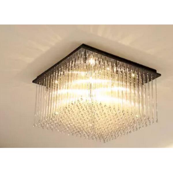 Buy cheap Luxurious Led Downlight Ceiling Light Rectangular Modern Crystal Chandelier from wholesalers