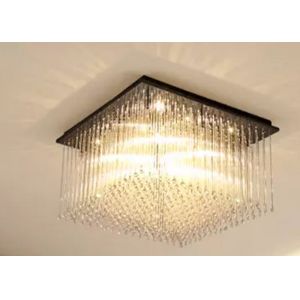 Buy cheap Luxurious Led Downlight Ceiling Light Rectangular Modern Crystal Chandelier from wholesalers