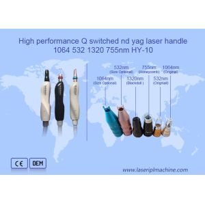 Buy cheap 1064 532 1320 755nm Skin Rejuvenation Q Switched Nd Yag Laser Handle from wholesalers
