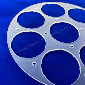 Buy cheap Custom Quartz Frosted Accessories Semiconductor High Temperature Resistance High Purity from wholesalers