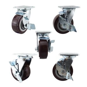 Buy cheap Polyurethane 506LBS Side Lock Swivel Wheels With Ball Bearing from wholesalers