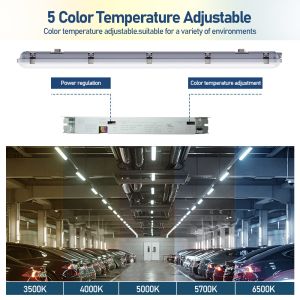 Buy cheap IP66 ETL FCC 15W-100W Vapor Triproof Light Led Flat Tri-Proof Batten For Warehouse Food Dust Factory Cold Storage from wholesalers