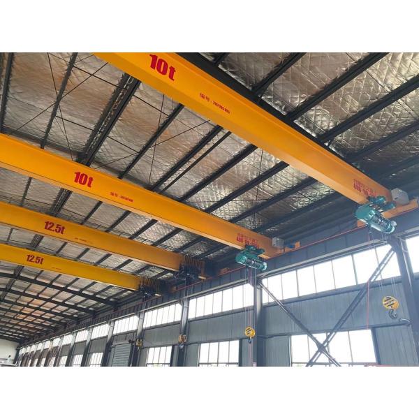 Quality 10Ton Electris Single Girder Overhead Crane Applies To Construction Site Lifter Warehouse for sale