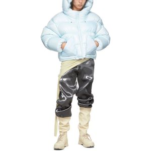 China Cropped Puffer Jacket Quilted Padded  Plus Size Street Wear Puffer Jacket on sale