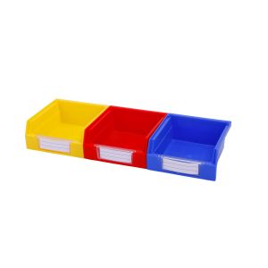 Buy cheap Customized Color Open Hopper Front Bins for Plastic Stackable Warehouse Storage Box from wholesalers