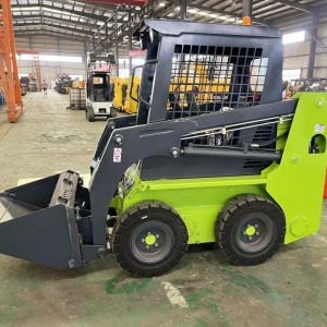 Chinese 75HP Mini Skid Steer Loader Front End Crawler Cheap Mini Loader Track