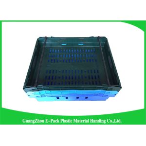 Buy cheap Customzized Mesh Plastic Food Crates with Ergonomic handles or handgrips from wholesalers