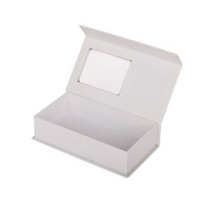 Buy cheap Customized Eyewear Packaging Box , White Hard Cardboard Sunglasses Box from wholesalers