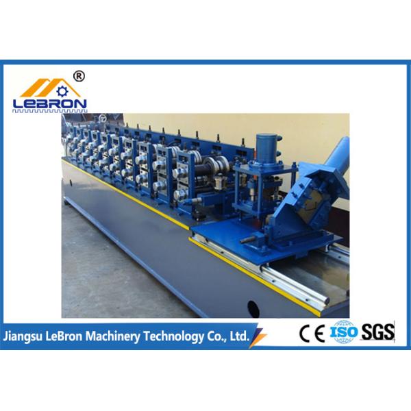 Quality Blue 2018 New type High strength smooth straight door frame cold roll forming machine automatic type PLC system control for sale