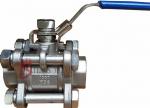 Buy cheap Threaded NPT Soft Seated Ball Valve , Cast Stainless Steel Ball Valve 1000PSI from wholesalers