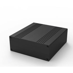 Buy cheap 106*40*110mm Brushed Black Aluminum Heatsink Case For Width100mm PCB Project Box from wholesalers