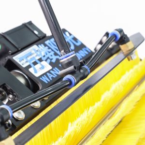 Buy cheap Aluminum Alloy Pole Solar Cleaning System with Electric Rolling Brush and OEM Support from wholesalers