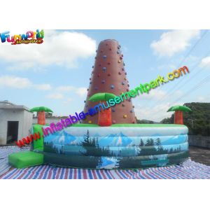 Buy cheap Customized Inflatable Climbing Wall , inflatable rock wall With Jungle from wholesalers