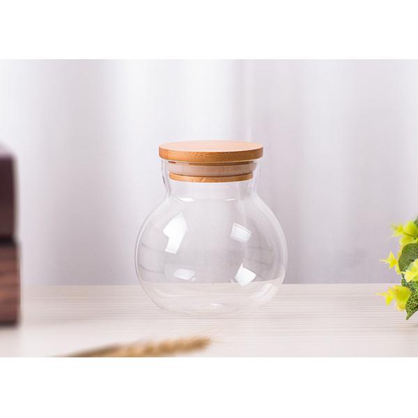 550ml Glass Food Storage Jars High Borosilicate Glass Unique Shape