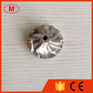 Buy cheap TB25 431350-0001e 39.80/51.37mm 6+6blades turbo milling/aluminum 2618/billet compressor wheel for 709390-0001 BME ALPINA from wholesalers