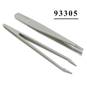 Buy cheap ESD Safe Tools Tiny Plastic Bend Tip Cosmetic Tweezers White from wholesalers