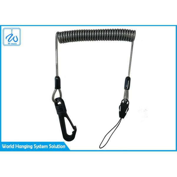 Buy cheap 30cm Fall Prevention 7x19 Retractable Spring Lanyard from wholesalers
