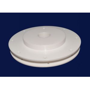 Buy cheap Round Porcelain Machining Ceramic Parts / High Precision Machining Service from wholesalers