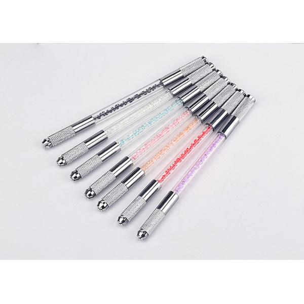 Buy cheap Double Head Crystal Eyebrow Microblading Needle Permanent Makeup Pen from wholesalers