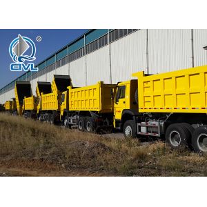 10 Wheels New Heavy Duty Dump Truck 371HP LHD 10 - 25 CBM For Mining Industry