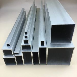 Buy cheap Rectangular Square Aluminum Pipe Profile 0.1mm Bending Mill Finished from wholesalers