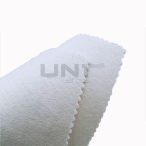 Necktie Anti Shrink Polyester Wool Woven Interlining For Men