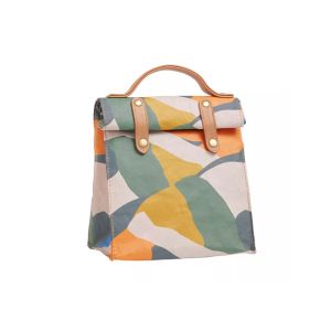 Buy cheap Leakproof Portable Canvas Cooler Bag , Reusable Canvas Insulated Tote from wholesalers