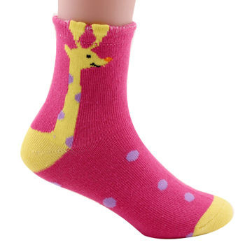 Quality Custom logo eco-friendly breathable cute cotton kids' sock for sale