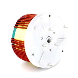 Vertical Common Mode Choke Coil with Toroidal Mn-Zn Ferrite Core in Solar and