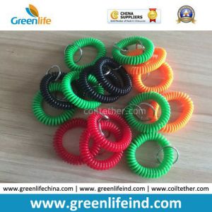 Buy cheap China Best Quality PU Plastic Spiral Wrist Coil Key Chain from wholesalers