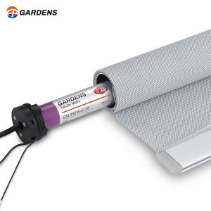 16mm Smart Tubular Motor Automatic Zebra Roller Blinds Motorized Goolgle Alexa