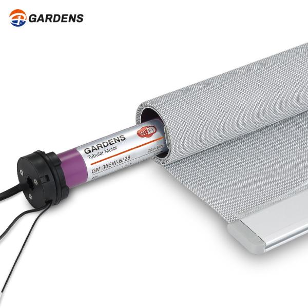 16mm Smart Tubular Motor Automatic Zebra Roller Blinds Motorized Goolgle Alexa