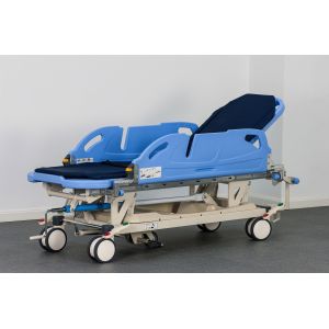 Buy cheap Hydraulic Integrated guardrail Rotating Side Rails Patient Transfer Trolley from wholesalers