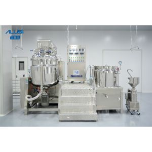 Cream Vacuum Emulsifying Mixer Machine With Heating Function homogenizer machine