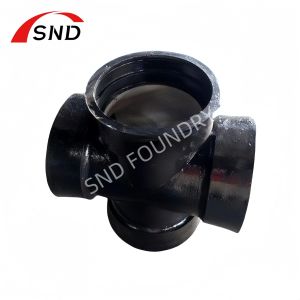 DN80-DN2600 Flanged Cross Cast Iron Socket Cross For Industrial Pipeline