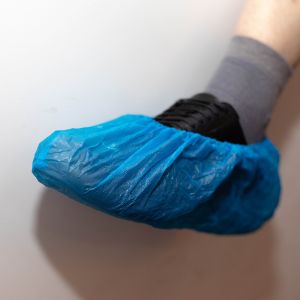 Buy cheap Eco Friendly Disposable Shoe Covers Dust Resistant For Family And Work Place from wholesalers