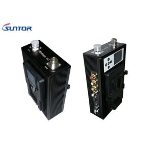 China Large LCD HD COFDM Video Wifi Transmitter Manual Setting Dual AES Encryption on sale