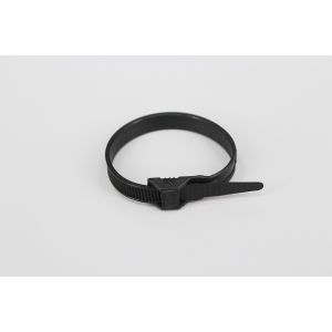 Buy cheap DM-9*180mm Black Nylon Material strong single loop lock zip ties from wholesalers