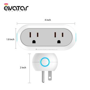 Buy cheap 2 in 1 smart wifi plug with ETL certificate from wholesalers