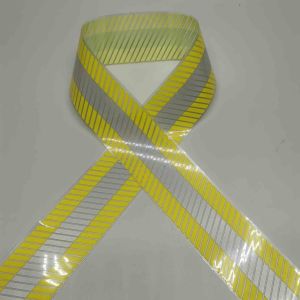 Buy cheap Reflective Fabric Rolls Polyester Visibility With Heat Activated Adhesive from wholesalers