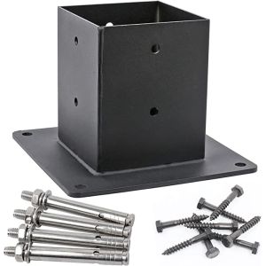 China Black Powder Coated Pergola Bracket Connector and Kit for NATURE Pressure Treated Wood on sale