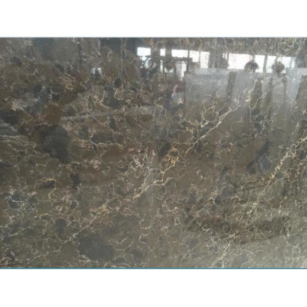 Buy cheap Artificial Black Quartz Countertops , High Purity Natural Quartz Countertop Slabs from wholesalers