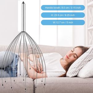 Buy cheap Portable Handheld Head Scalp Massager Metal Head Scratcher Massager For Stress Relief from wholesalers