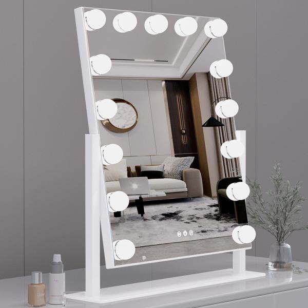 Buy cheap Custom 10x Vanity Illuminated Hollywood Mirrors Rotating Dresser from wholesalers