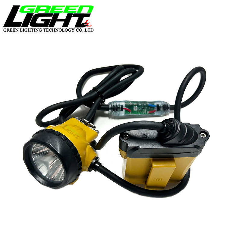 GLC12-A Corded Cap Lamp for Underground Coal Mining Atex Explosive Environments