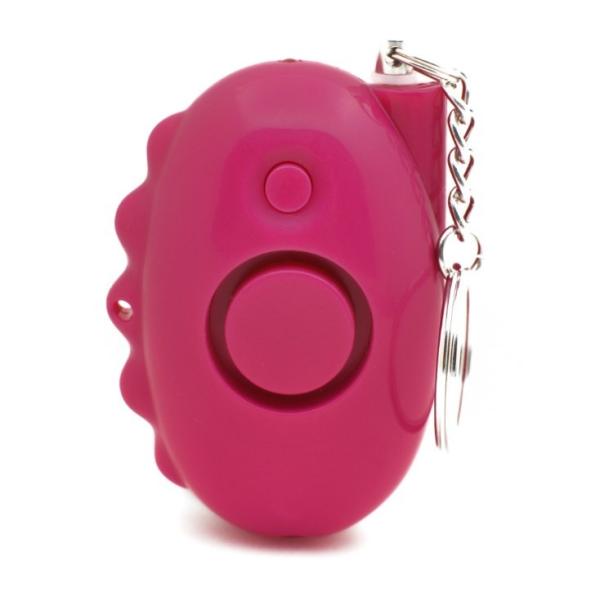 Quality Red Safe Nomad Personal Alarm 120dB Led Ladies Bag Self Defense Siren With Pull Pin for sale