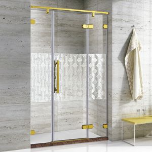 Buy cheap Rectangle Stainless Steel Shower Room 8mm Glass  Explosion Proof product